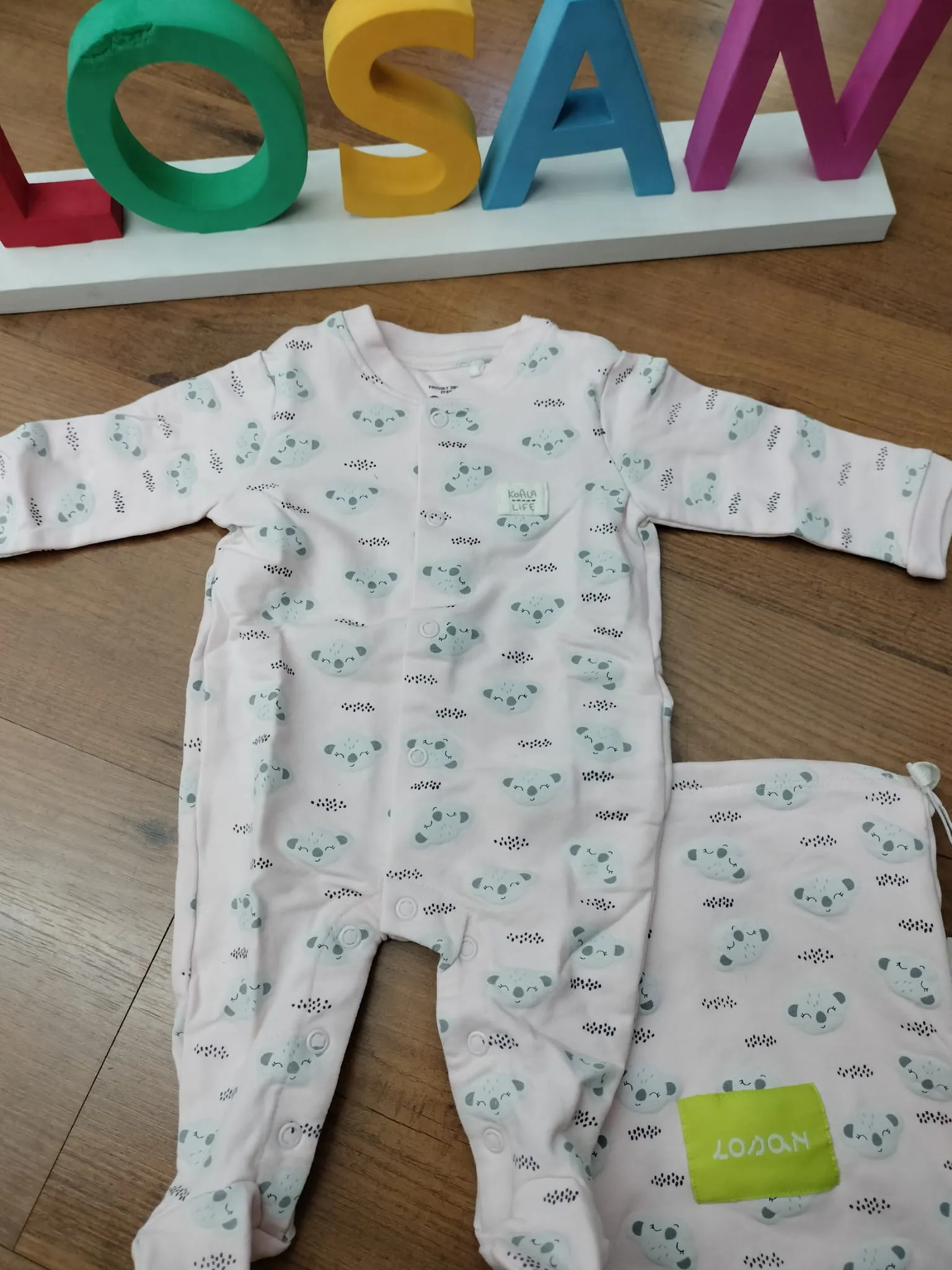 Pijama Estampado Koala Rosa Losan