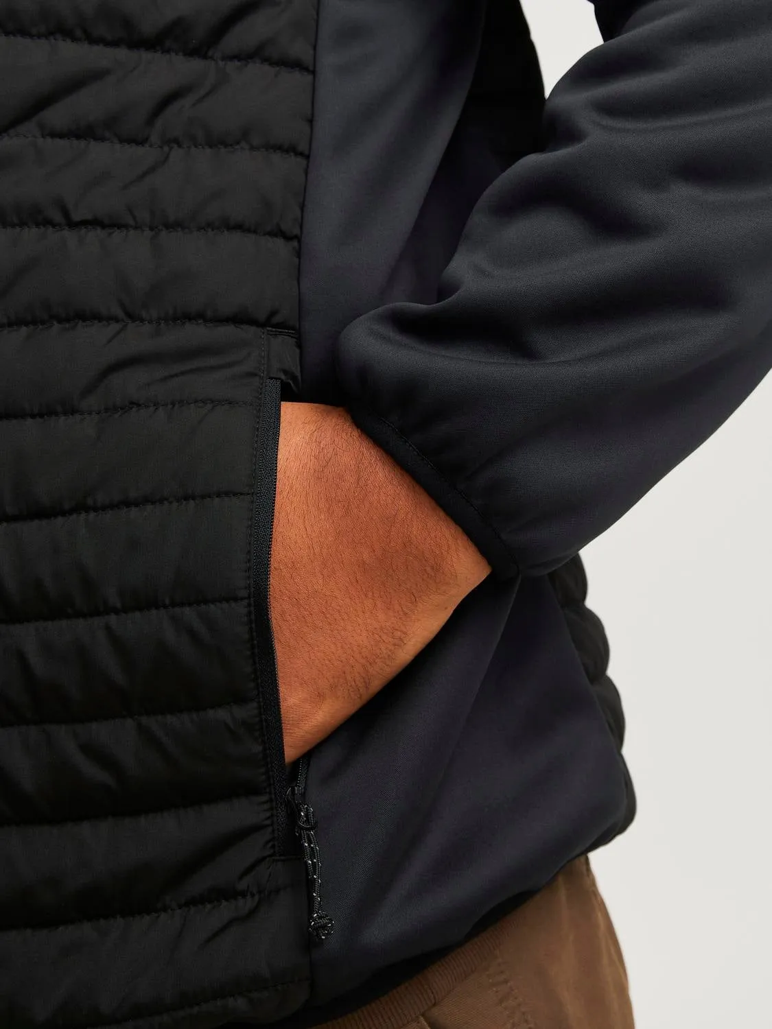 Plus Size Chaqueta híbrida | Negro | Jack & Jones®