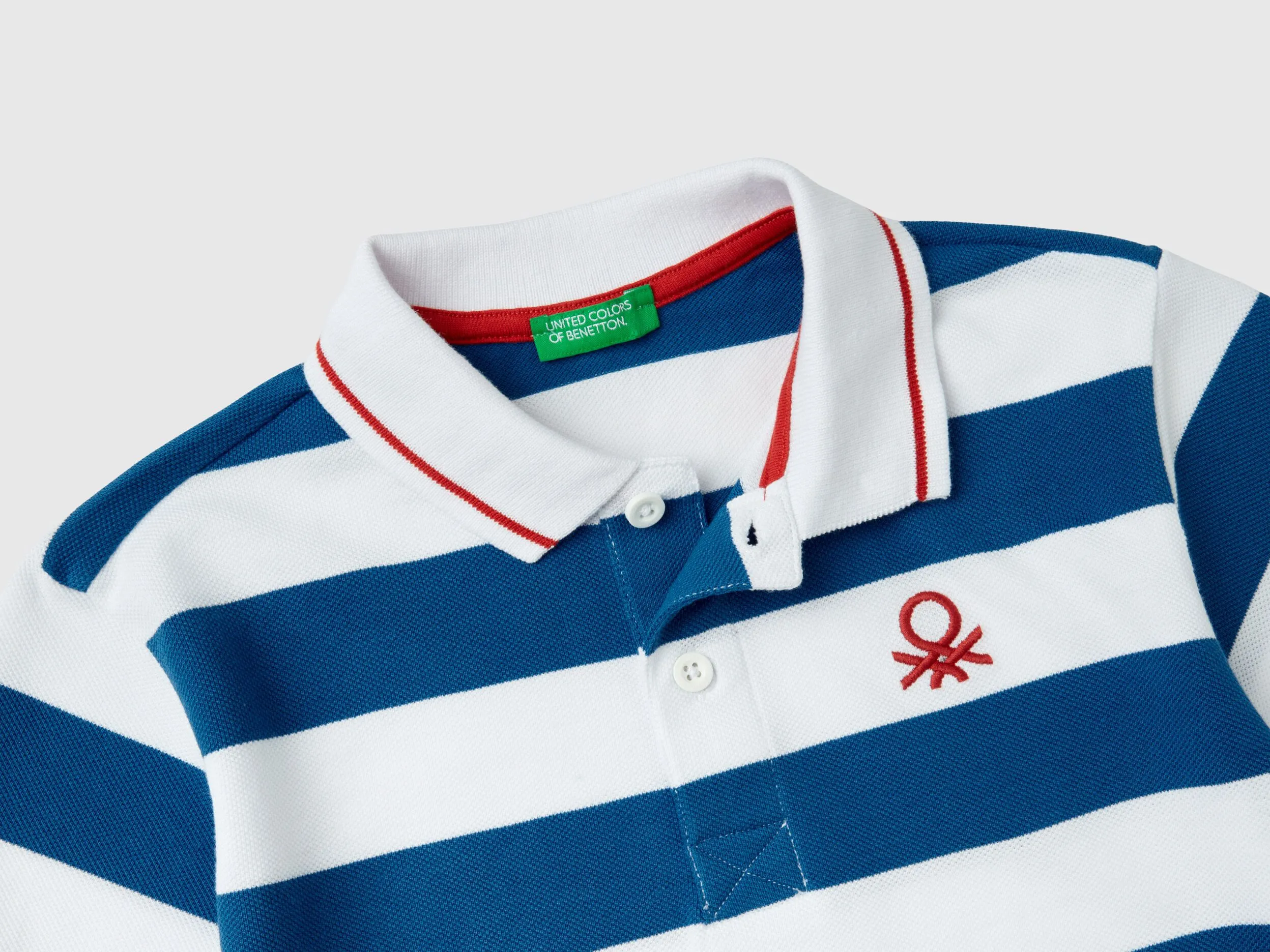 Polo de manga corta de rayas