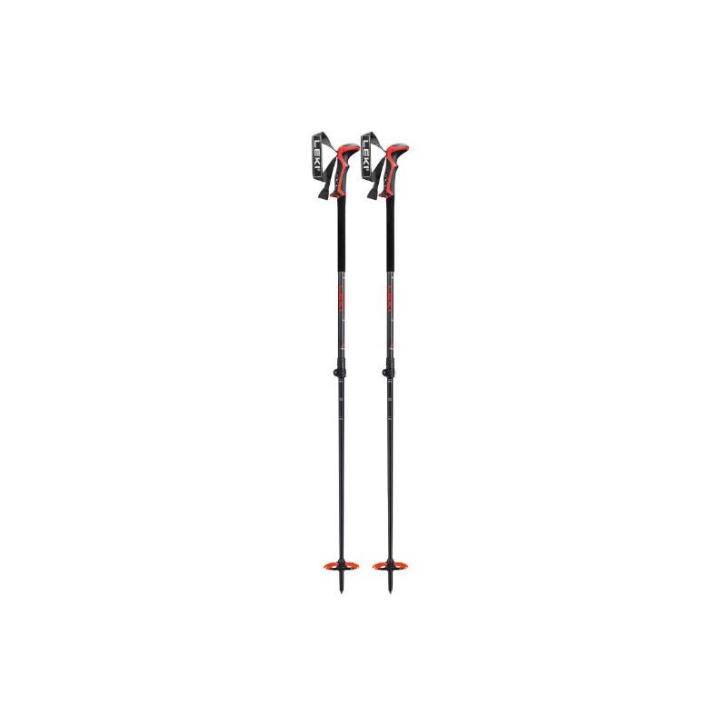 Polos Leki Haute Route 2 (Rojo/Negro)