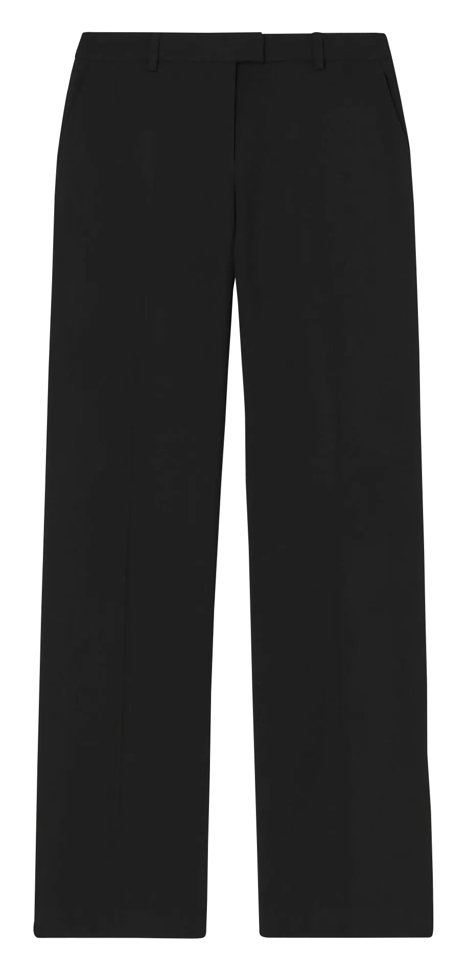 POUPEE  PANTALóN SASTRE DE TALLE ALTO EN NEGRO