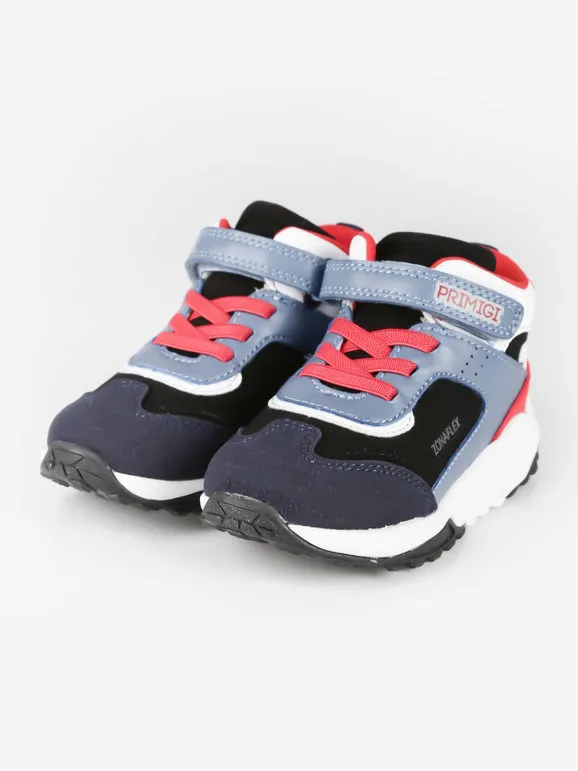 Primigi Zapatillas altas para niños con desgarro