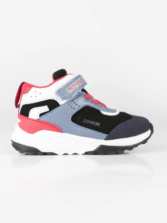 Primigi Zapatillas altas para niños con desgarro