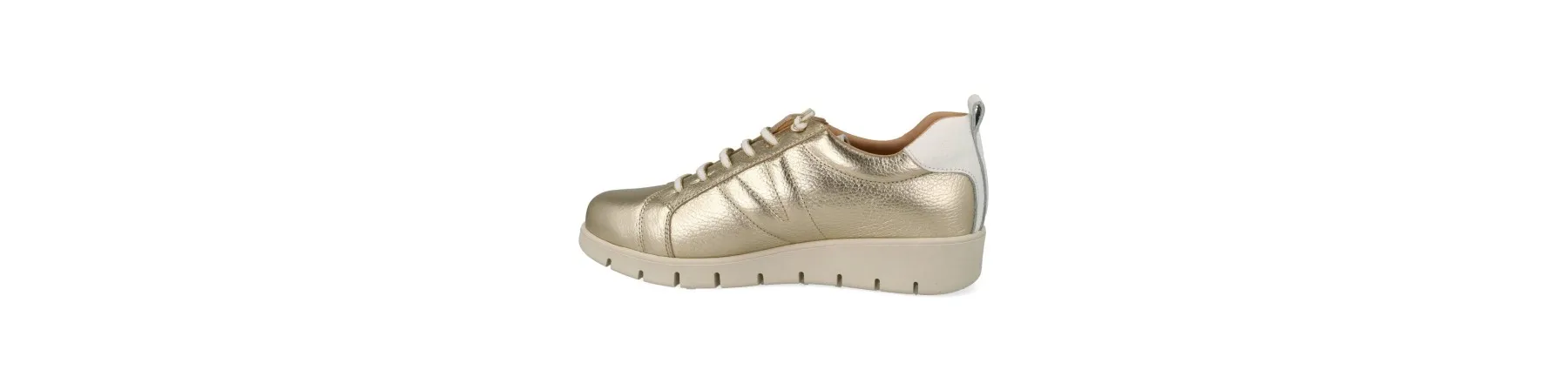 REBAJAS en ZAPATILLAS de VESTIR MUJER MOD. YUKIRO DORADO