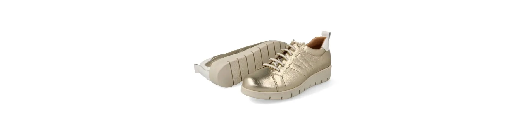 REBAJAS en ZAPATILLAS de VESTIR MUJER MOD. YUKIRO DORADO