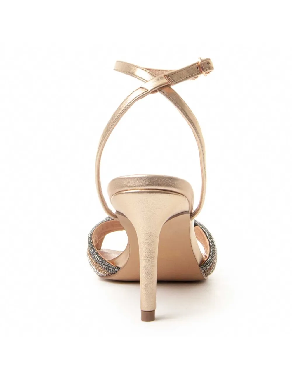 Sandalia Con Tacón Para Mujer.  Montevita  Sanndal12  88473