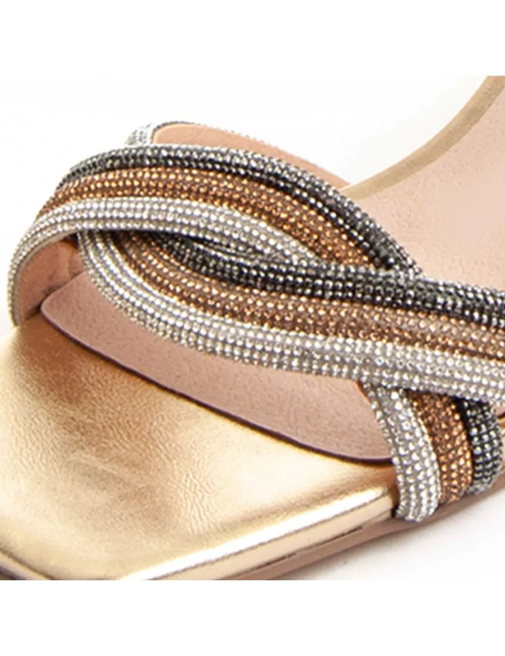 Sandalia Con Tacón Para Mujer.  Montevita  Sanndal12  88473