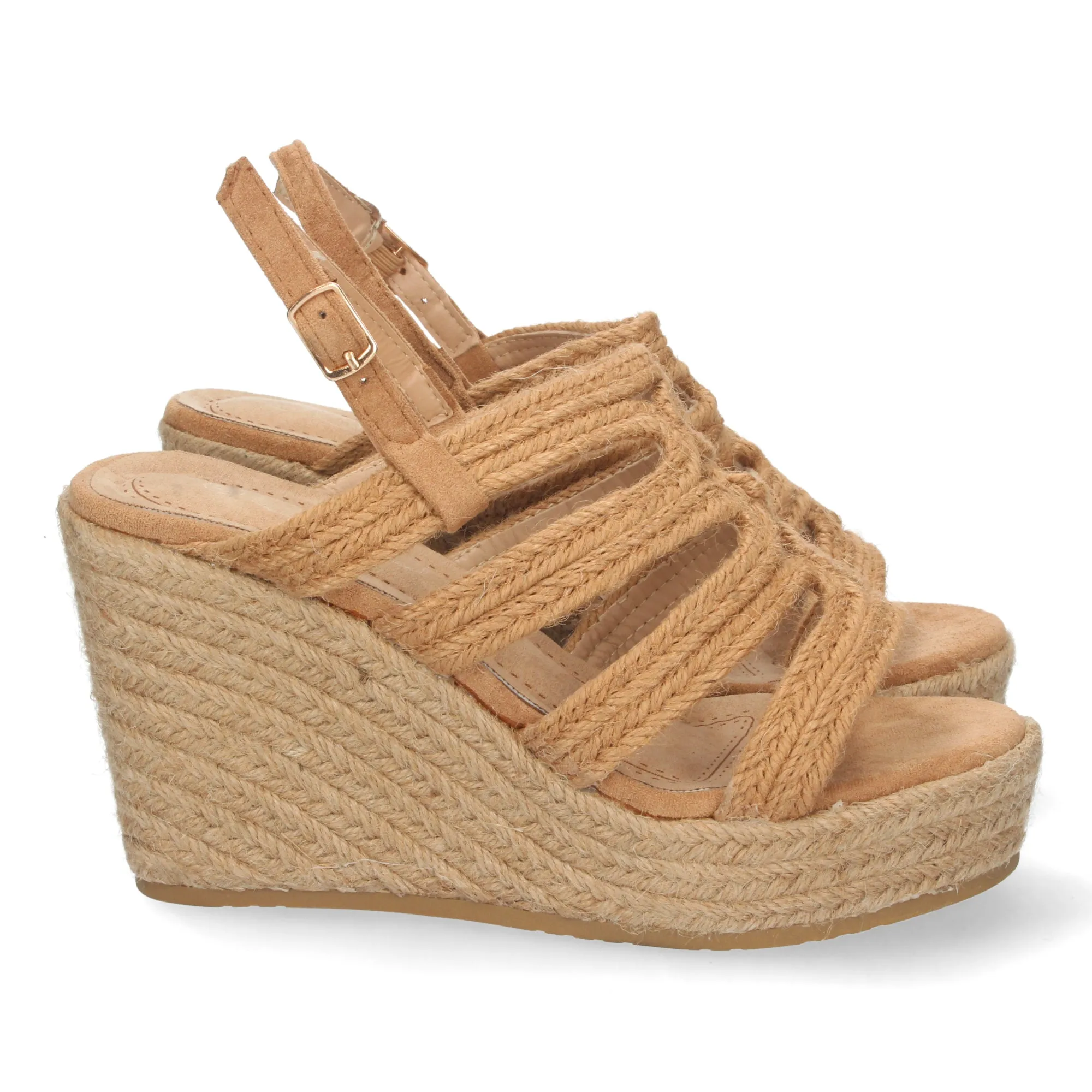 SANDALIA CUñA BUYA  CAMEL