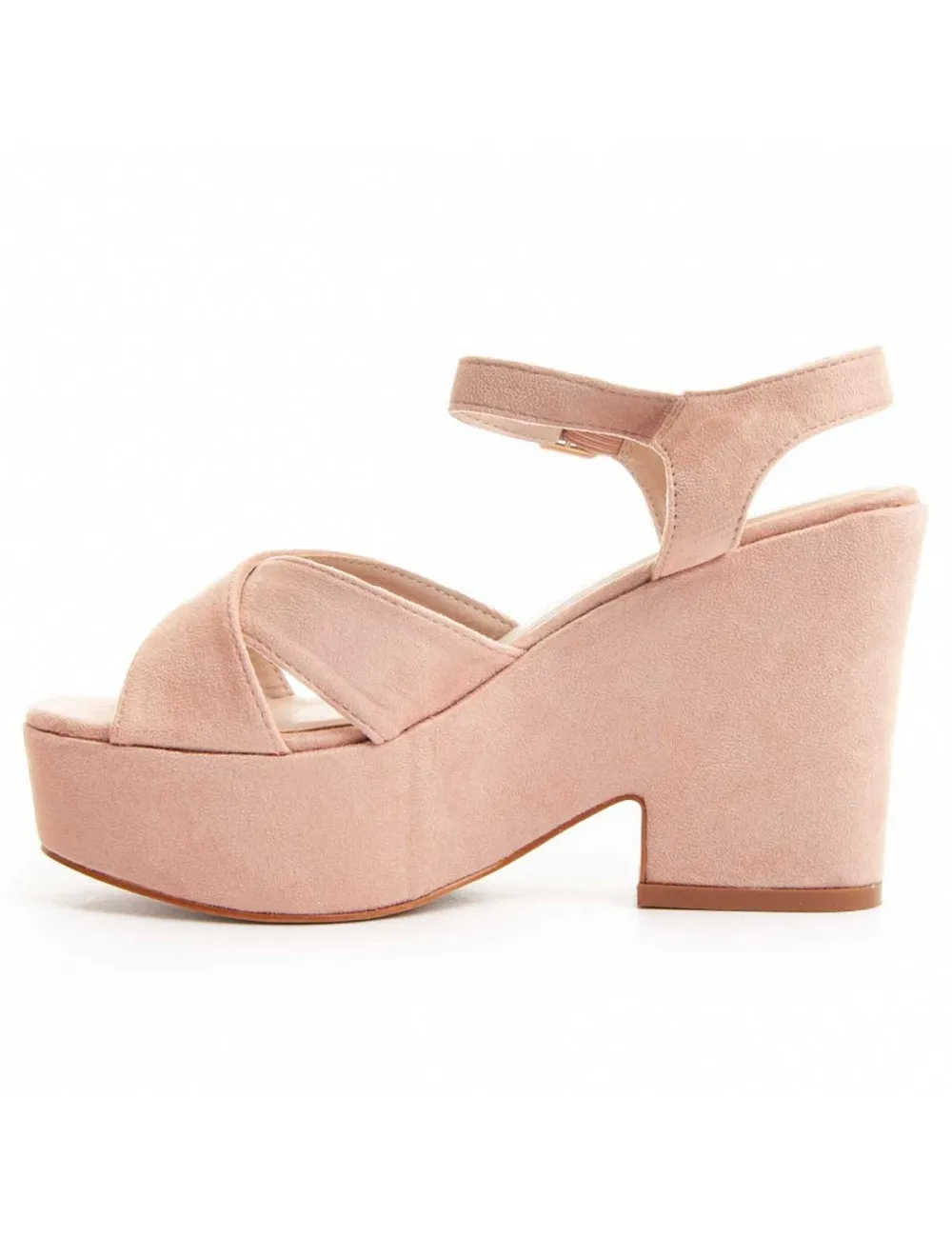 Sandalia De Tacón Para Mujer.  Montevita  Olivia  88202 Rosa
