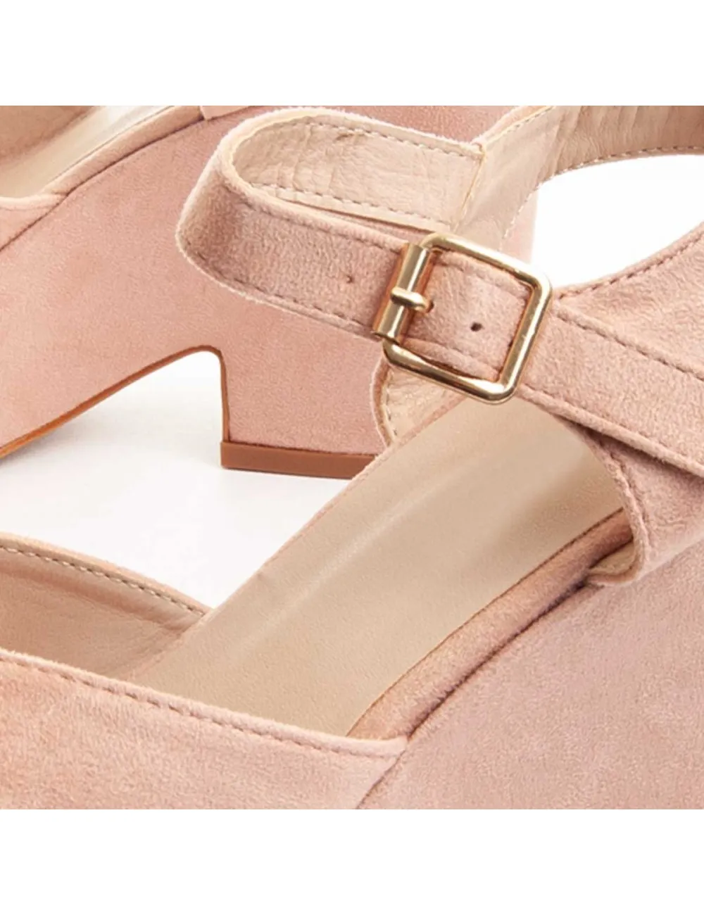 Sandalia De Tacón Para Mujer.  Montevita  Olivia  88202 Rosa