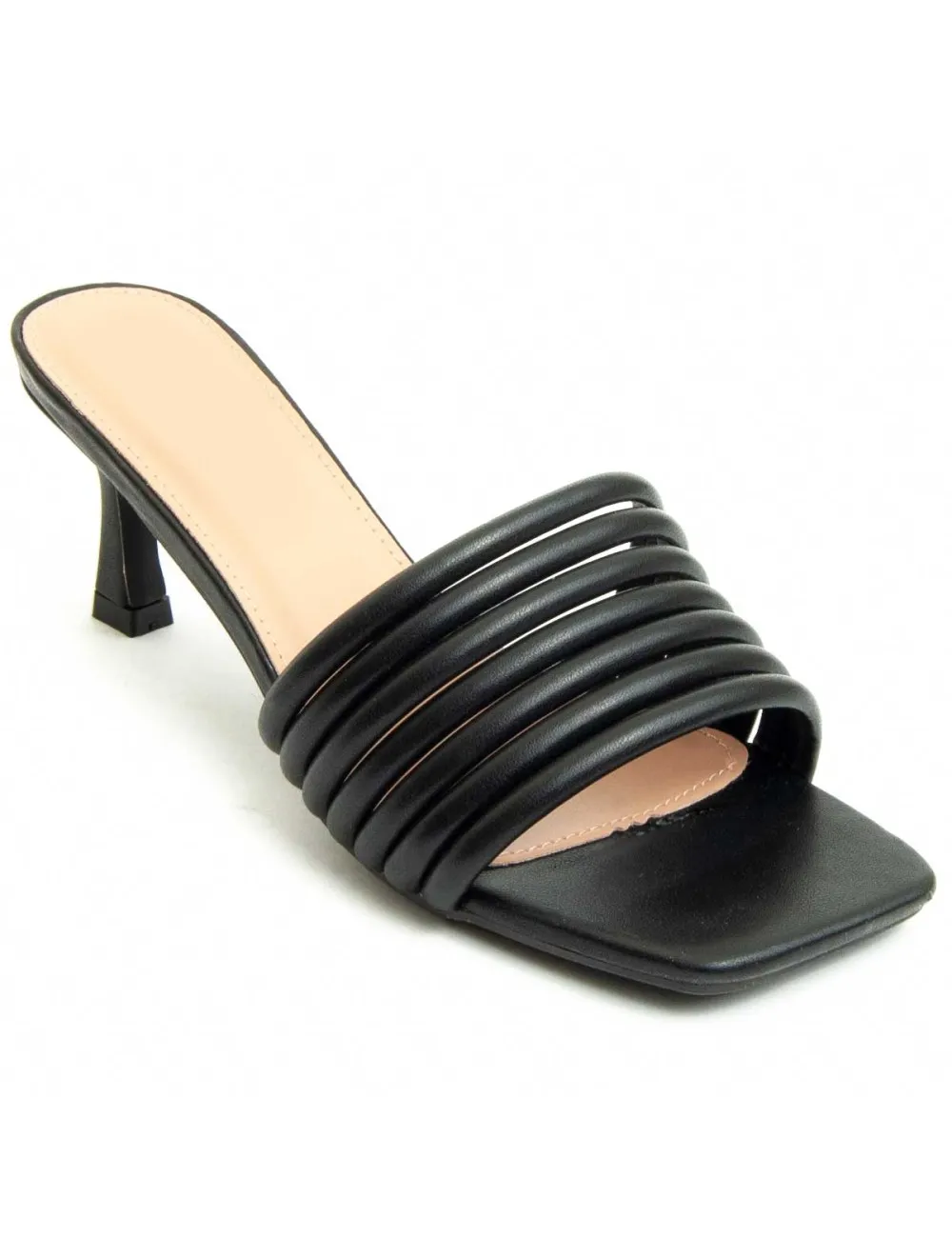 Sandalia De Tacón Para Mujer.  Montevita  Sandalit12  90347 Negro