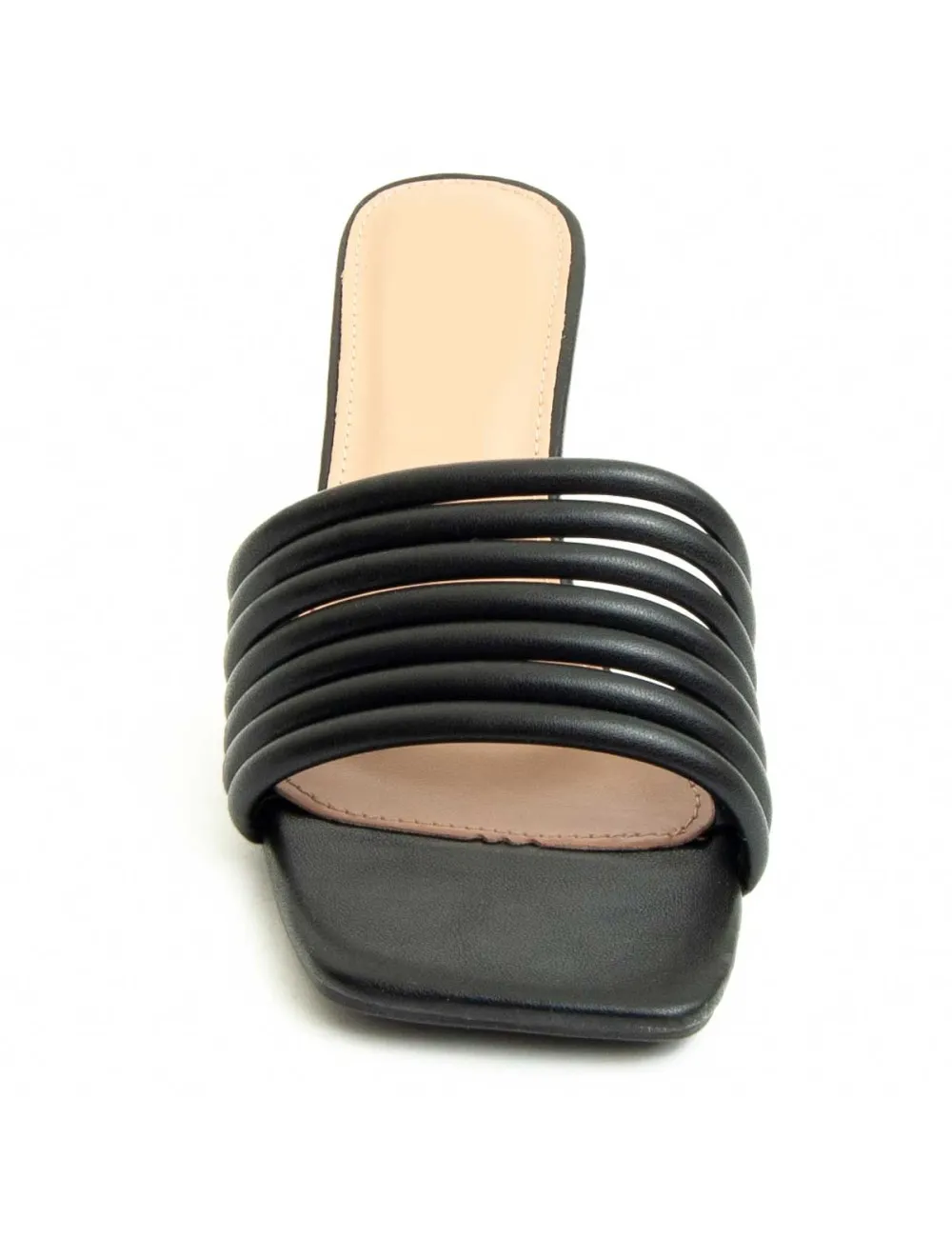 Sandalia De Tacón Para Mujer.  Montevita  Sandalit12  90347 Negro