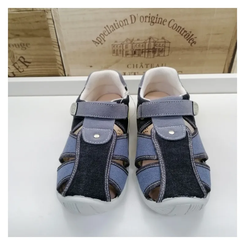Sandalia Lona Marino/Denim ZAPY Y70112