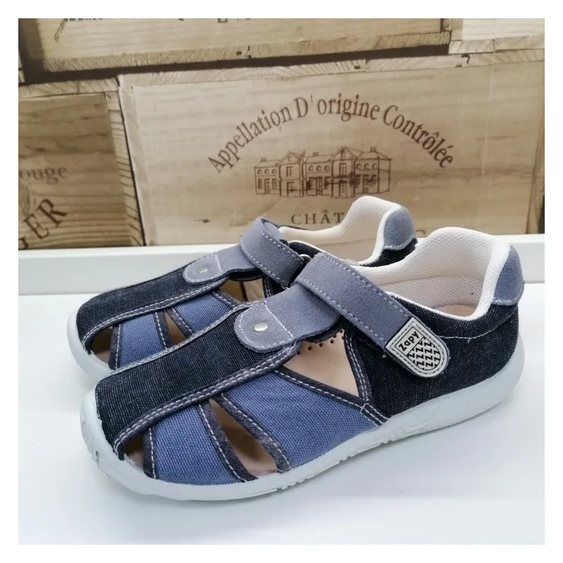 Sandalia Lona Marino/Denim ZAPY Y70112