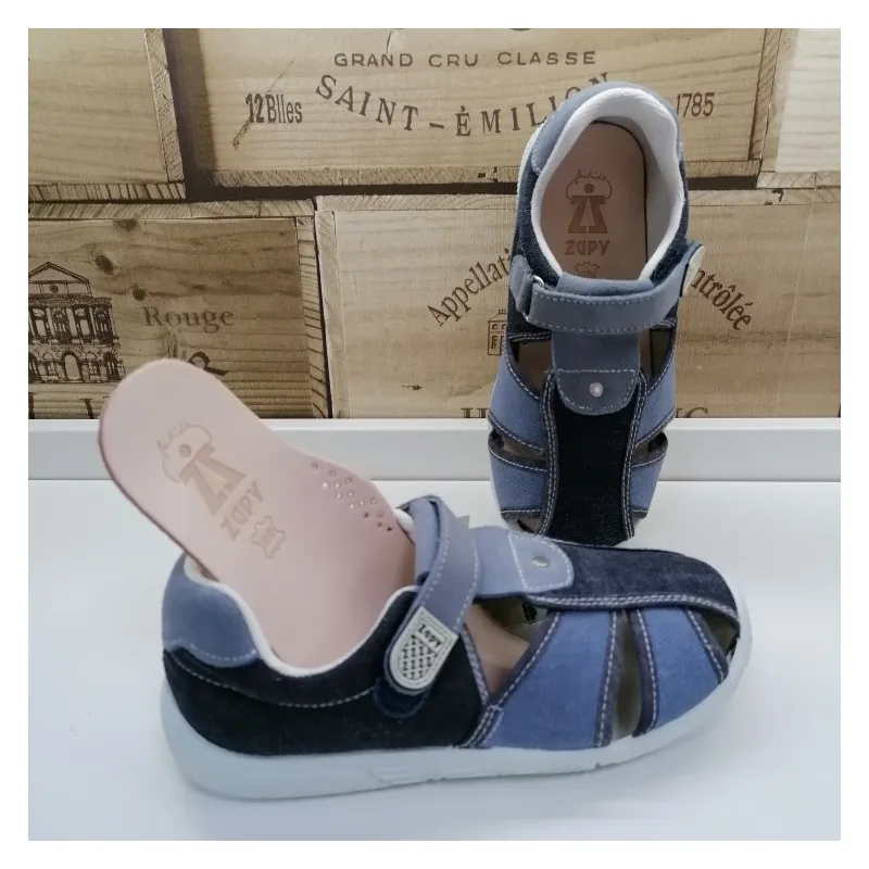Sandalia Lona Marino/Denim ZAPY Y70112