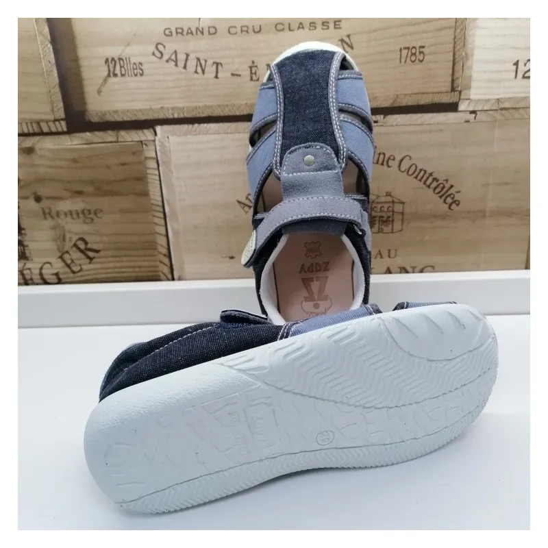Sandalia Lona Marino/Denim ZAPY Y70112