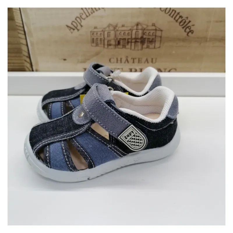 Sandalia Lona Marino/Denim ZAPY Y70112