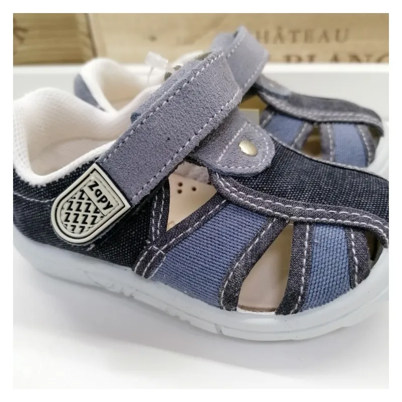 Sandalia Lona Marino/Denim ZAPY Y70112