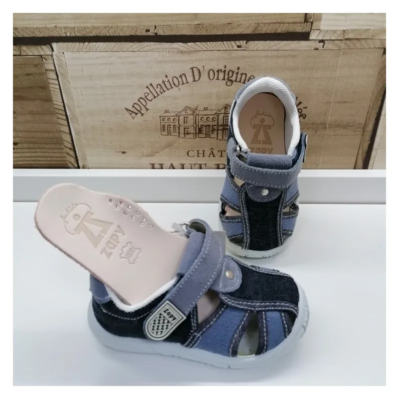Sandalia Lona Marino/Denim ZAPY Y70112
