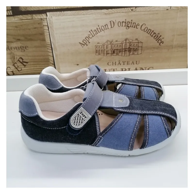 Sandalia Lona Marino/Denim ZAPY Y70112