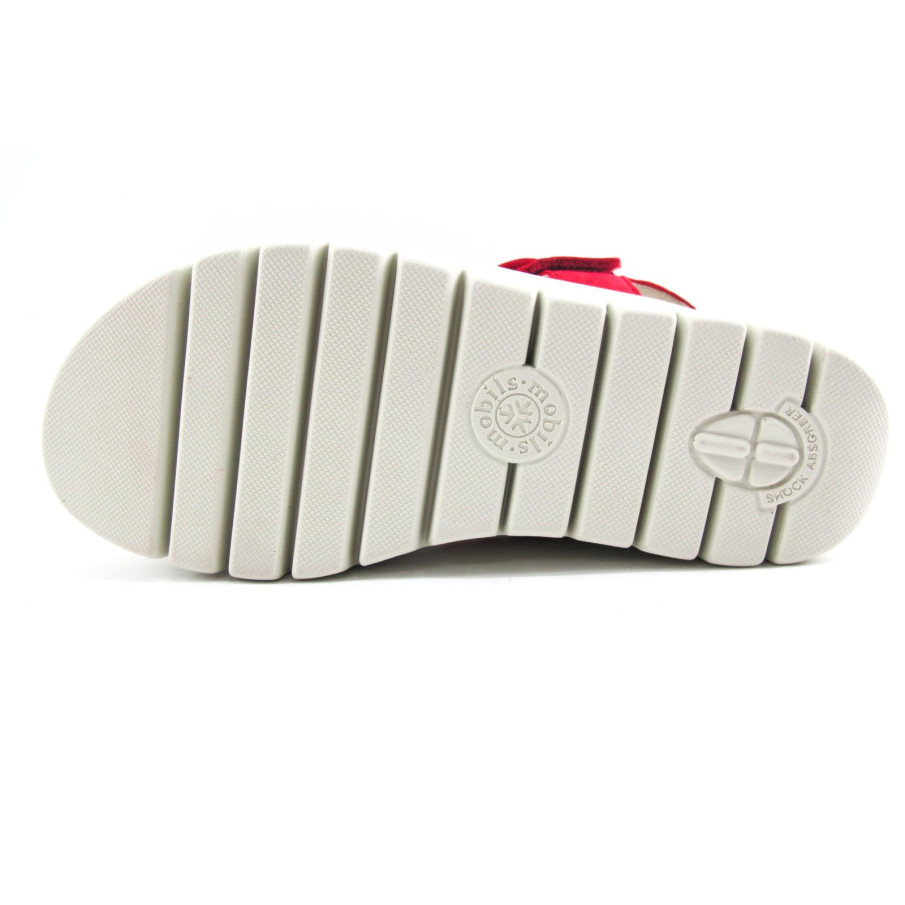 SANDALIA MOBILS MEPHISTO MUJER CLARA ROJO