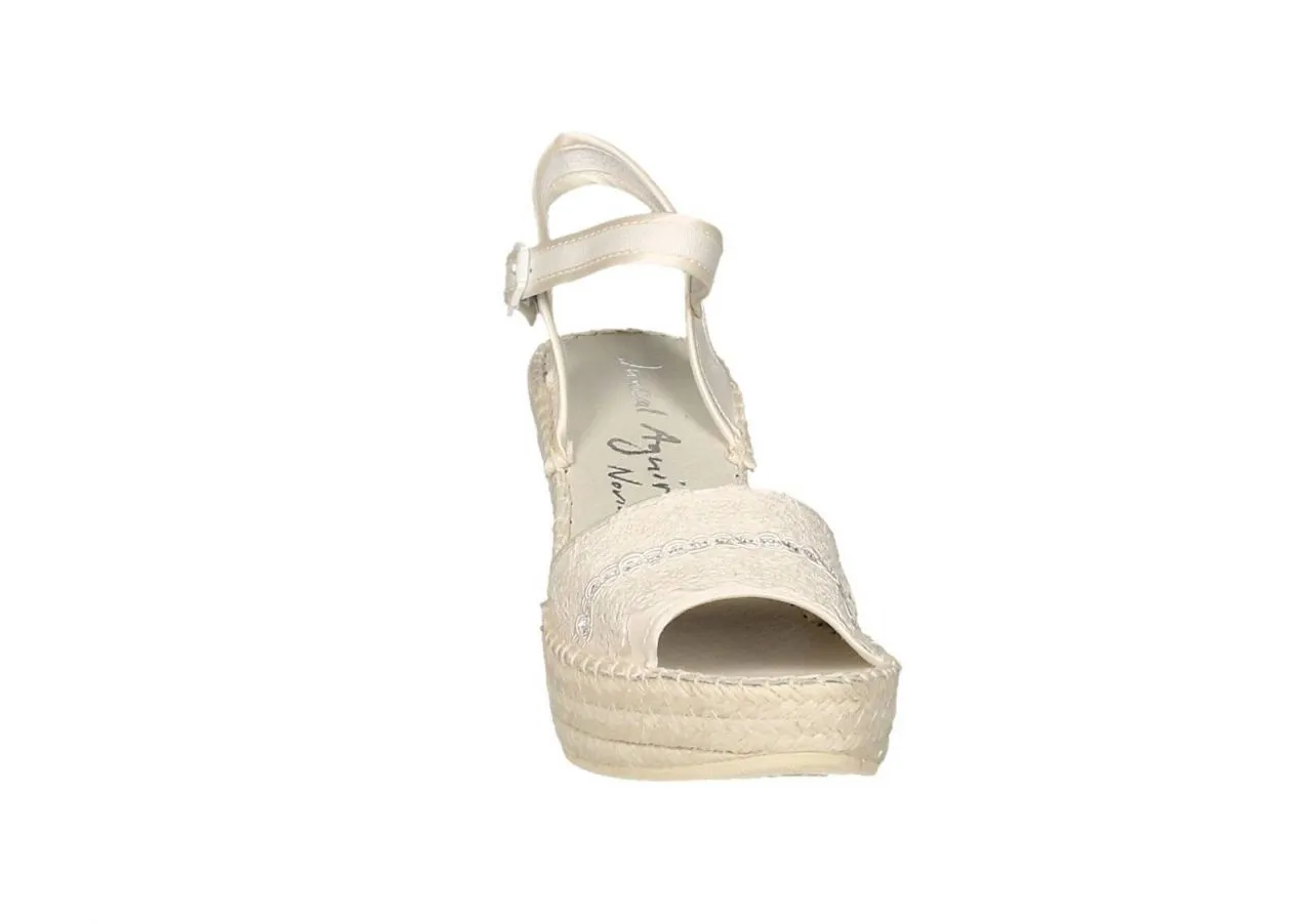 Sandalia Novia Puntilla Cu#a Alta