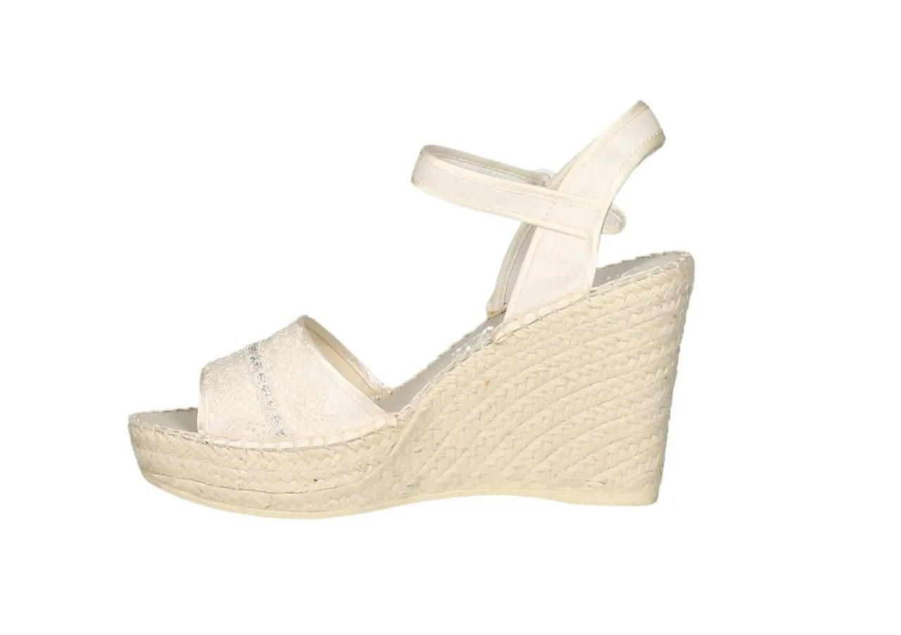 Sandalia Novia Puntilla Cu#a Alta