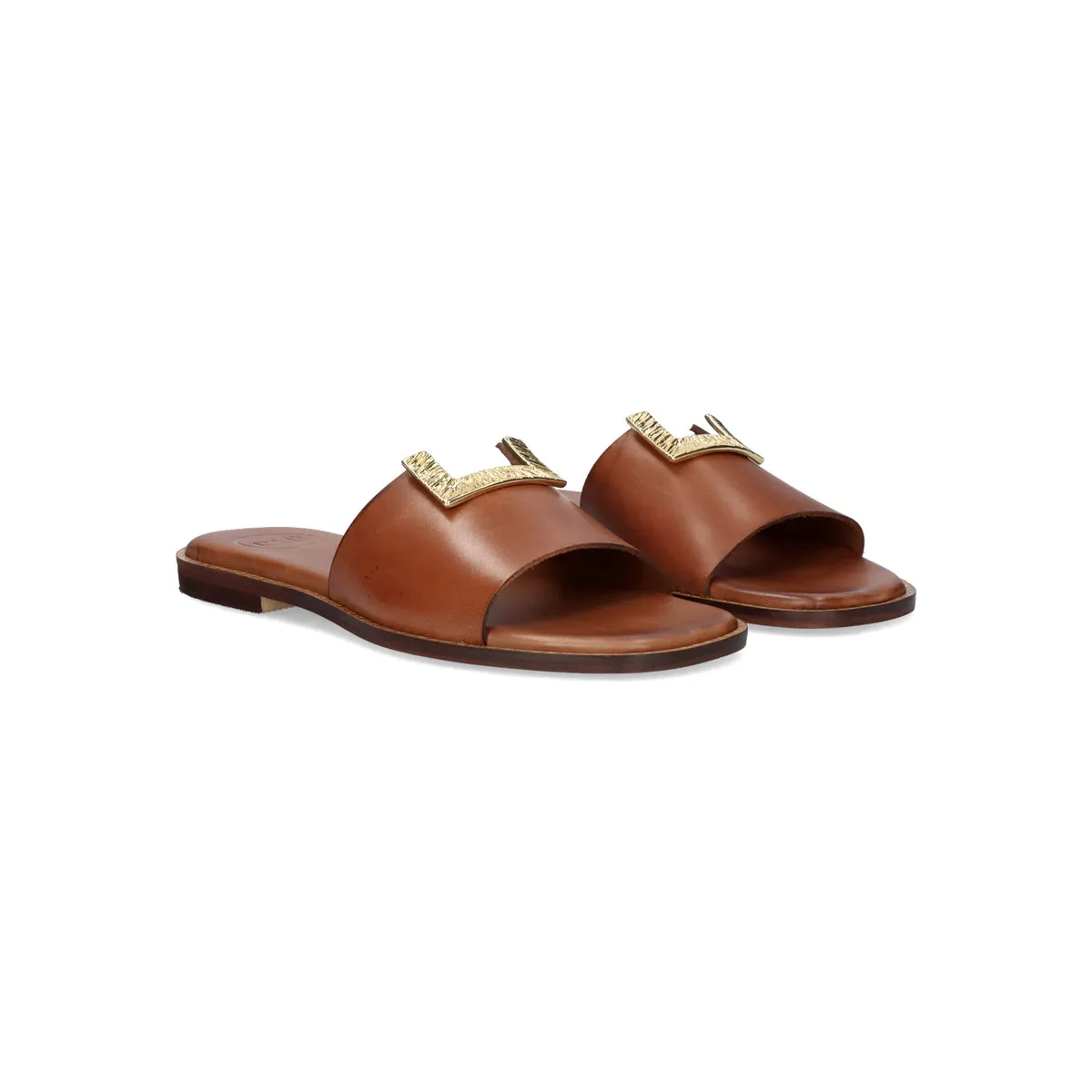 SANDALIA PLANA 605 KYTNOS MARRON
