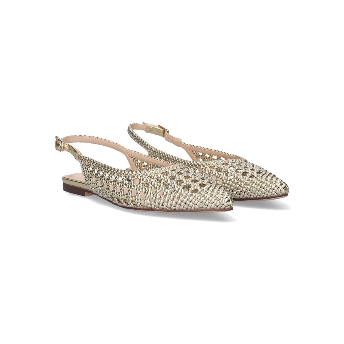 SANDALIA PLANA EXÉ 4402306 GOLD