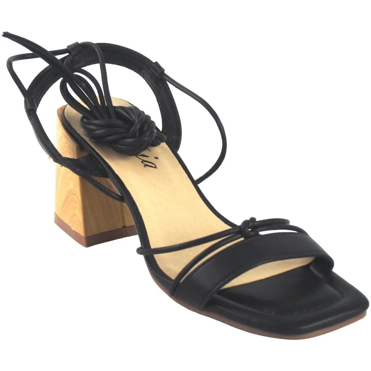 Sandalia señora   23032 negro