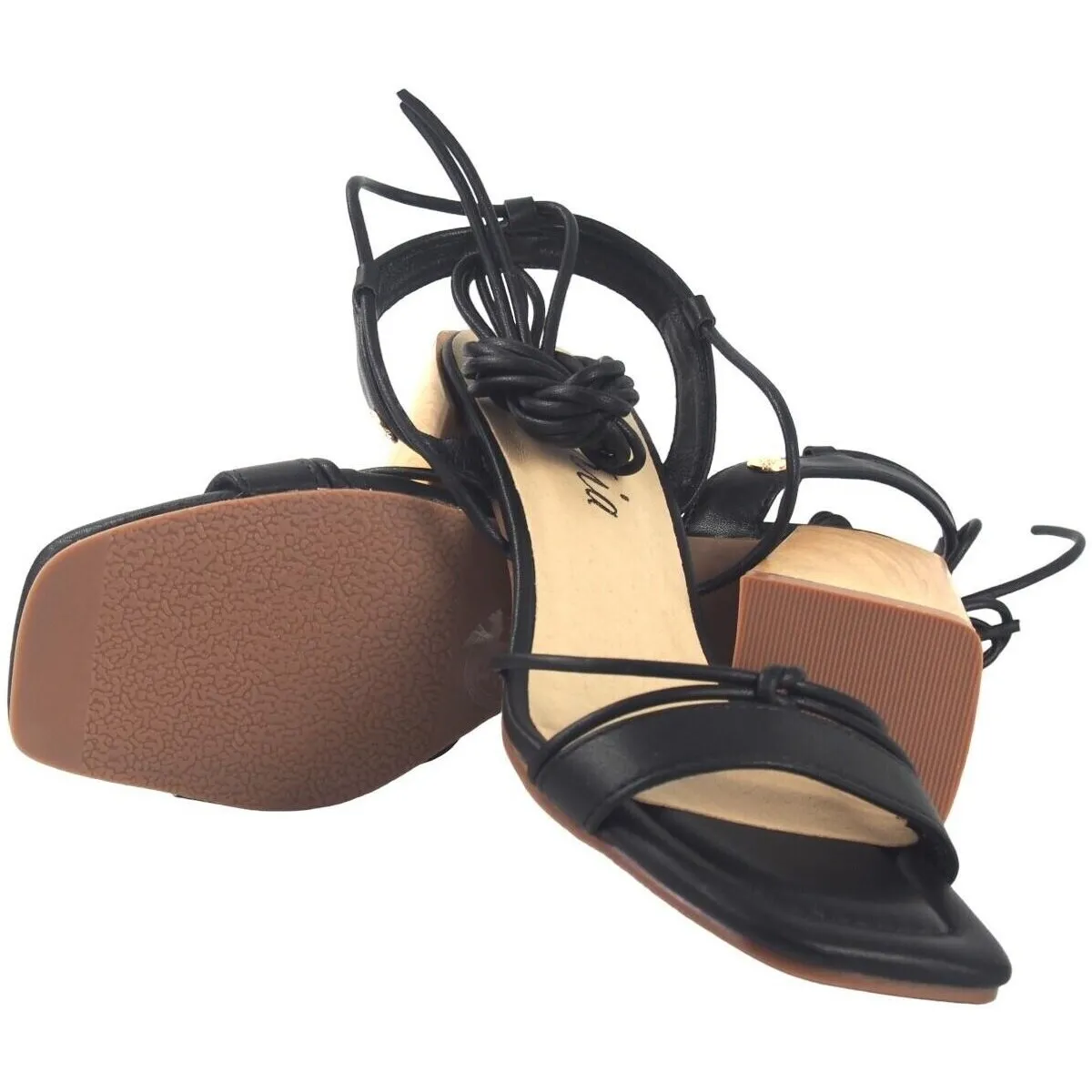 Sandalia señora   23032 negro