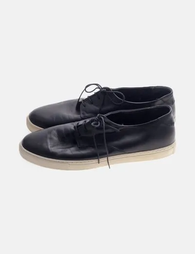 Satorisan Zapato oxford negro piel