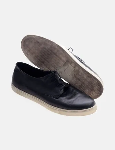 Satorisan Zapato oxford negro piel