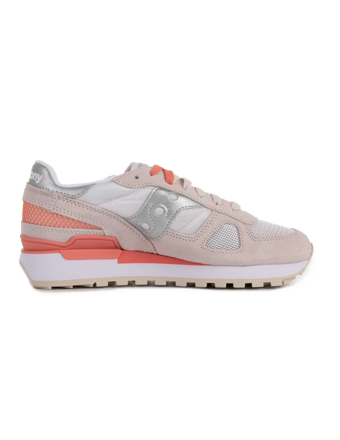 SAUCONY  ZAPATILLAS BEIGE Y ROSA SHADOW ORIGINAL MUJER