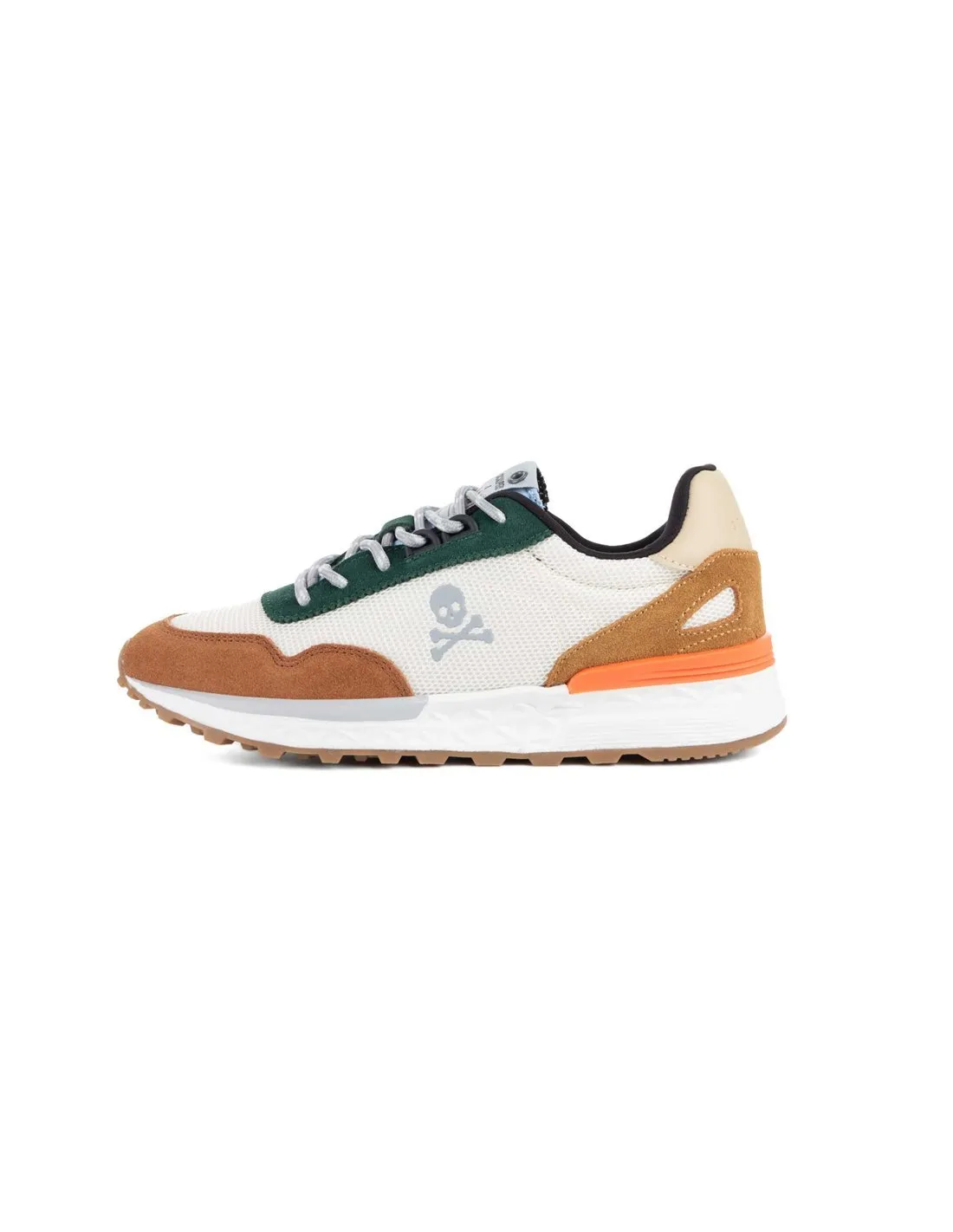 SCALPERS  ZAPATILLAS BEIGE Y MULTICOLOR HARRY 34784 MUJER