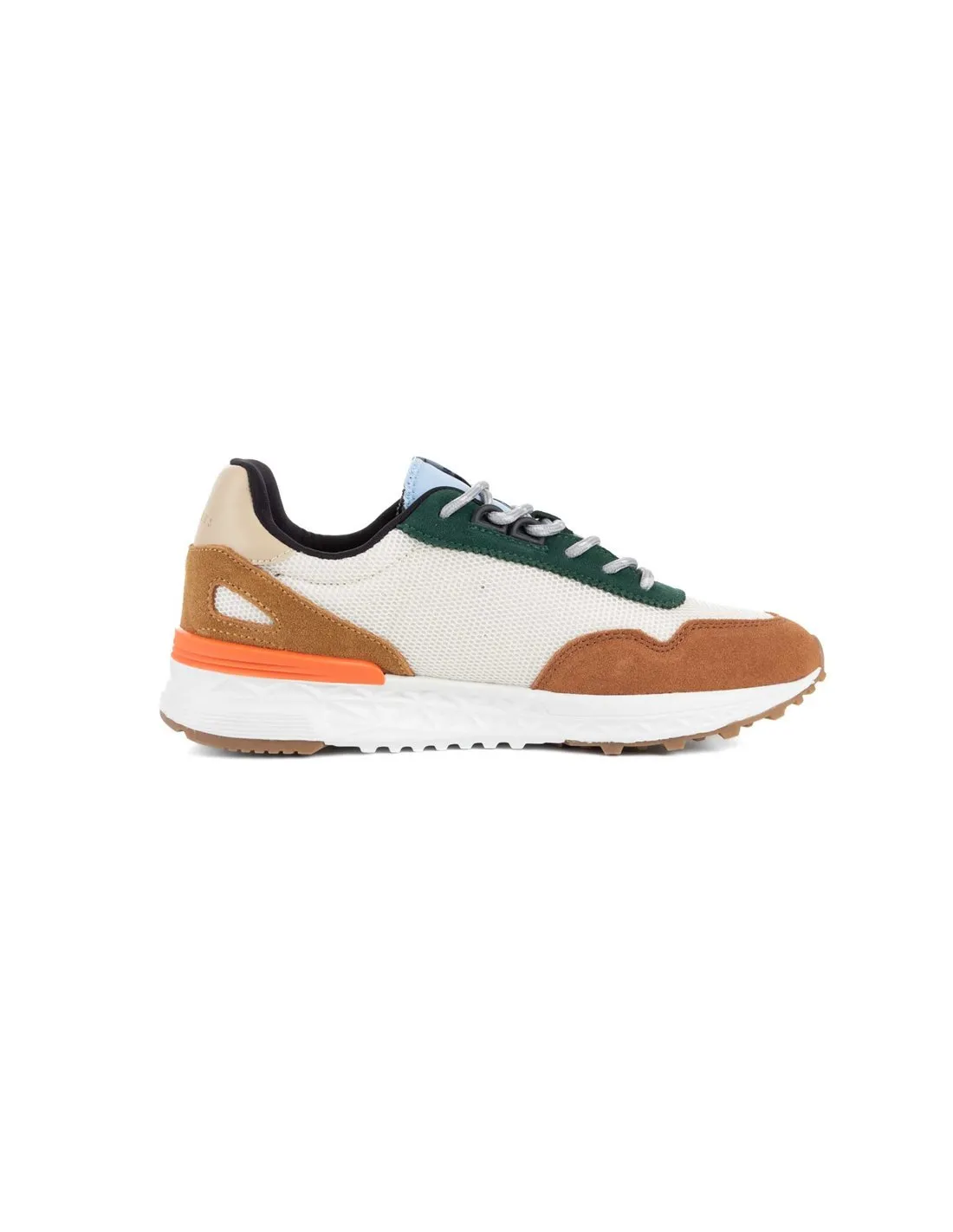 SCALPERS  ZAPATILLAS BEIGE Y MULTICOLOR HARRY 34784 MUJER
