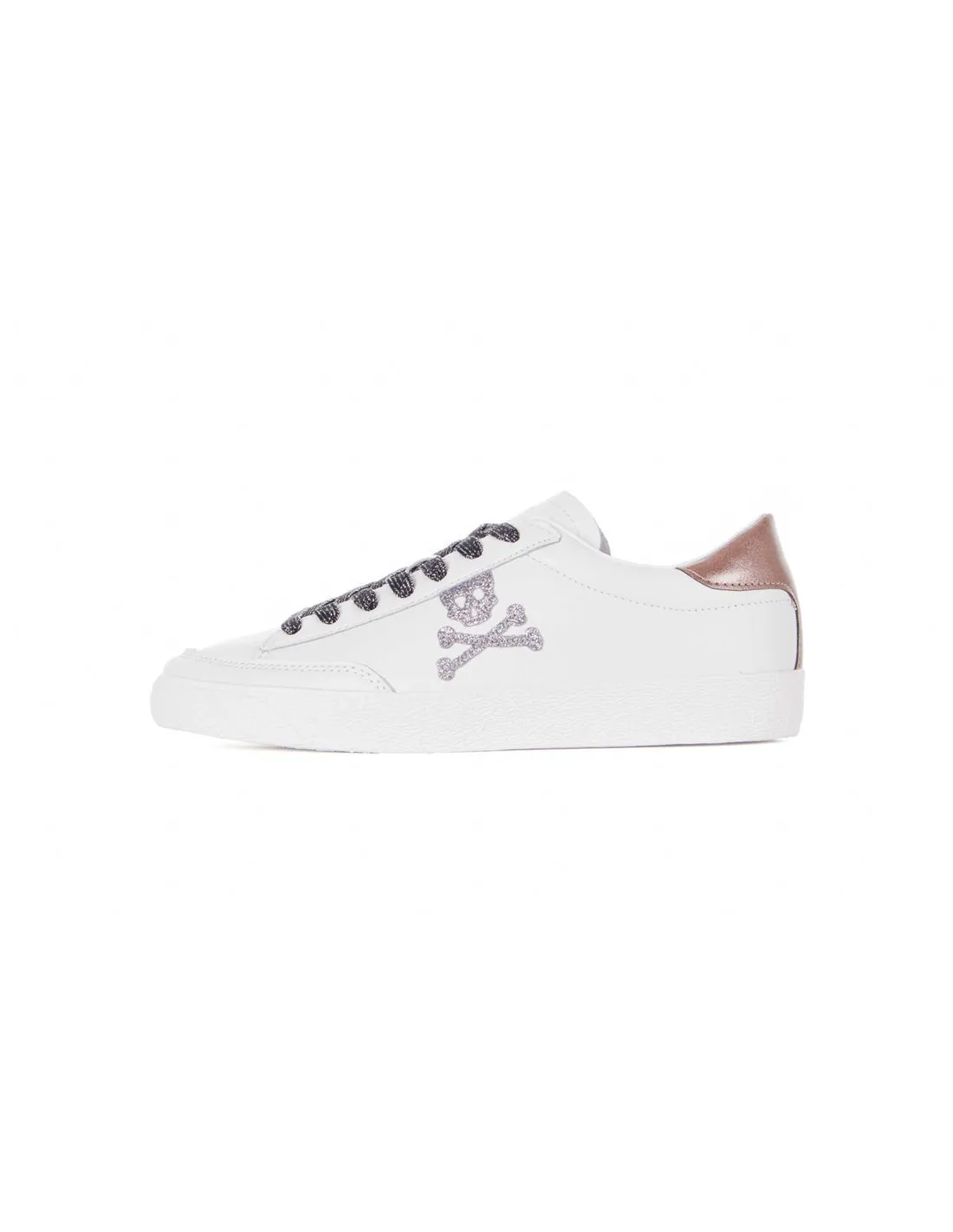 SCALPERS  ZAPATILLAS BLANCO Y PLATEADO NEW GALA MUJER