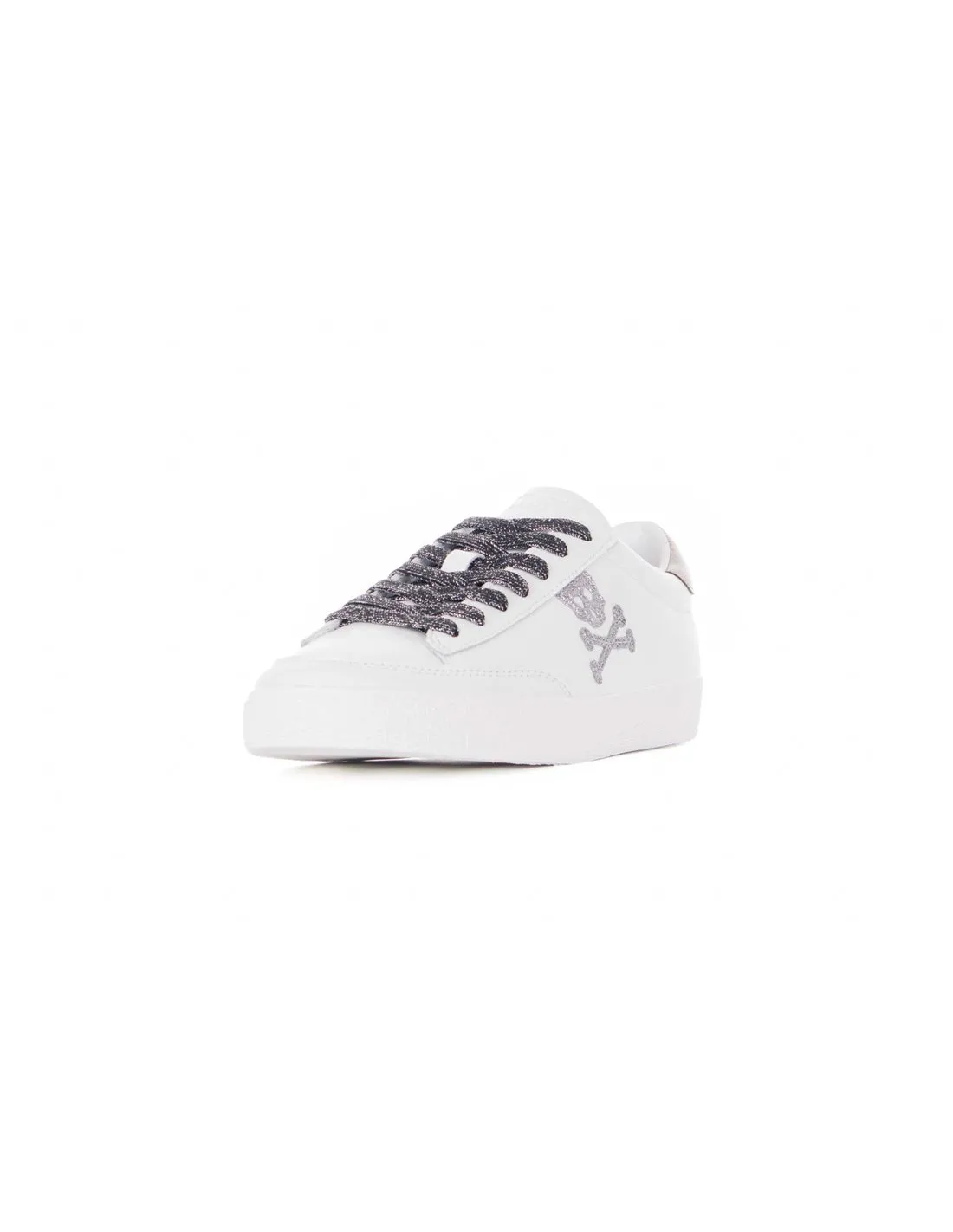 SCALPERS  ZAPATILLAS BLANCO Y PLATEADO NEW GALA MUJER