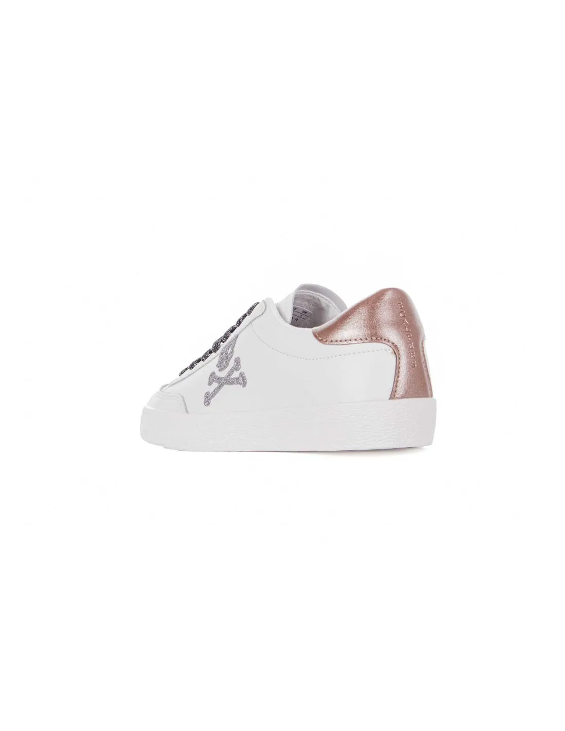 SCALPERS  ZAPATILLAS BLANCO Y PLATEADO NEW GALA MUJER
