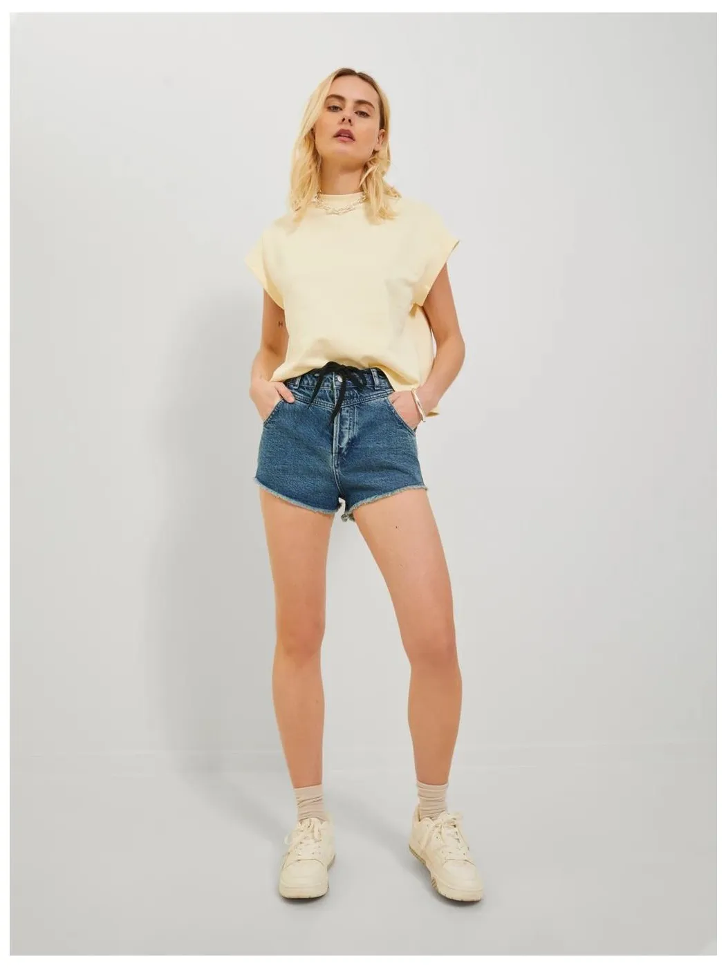 SHORT JJXX JACK & JONES MUJER JXCOLE LOOSE MINI DENIM