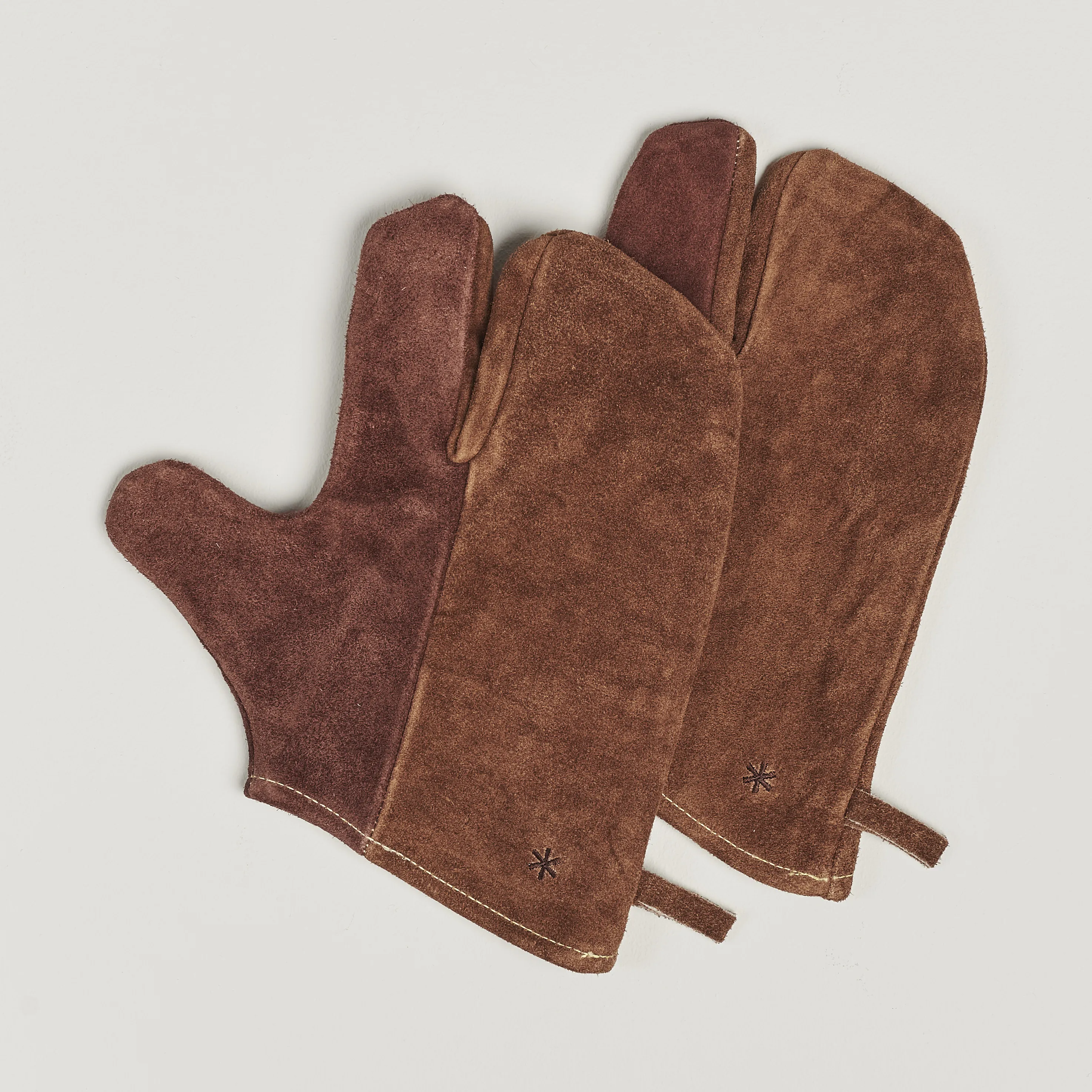 Snow Peak Campers Mittens Brown
