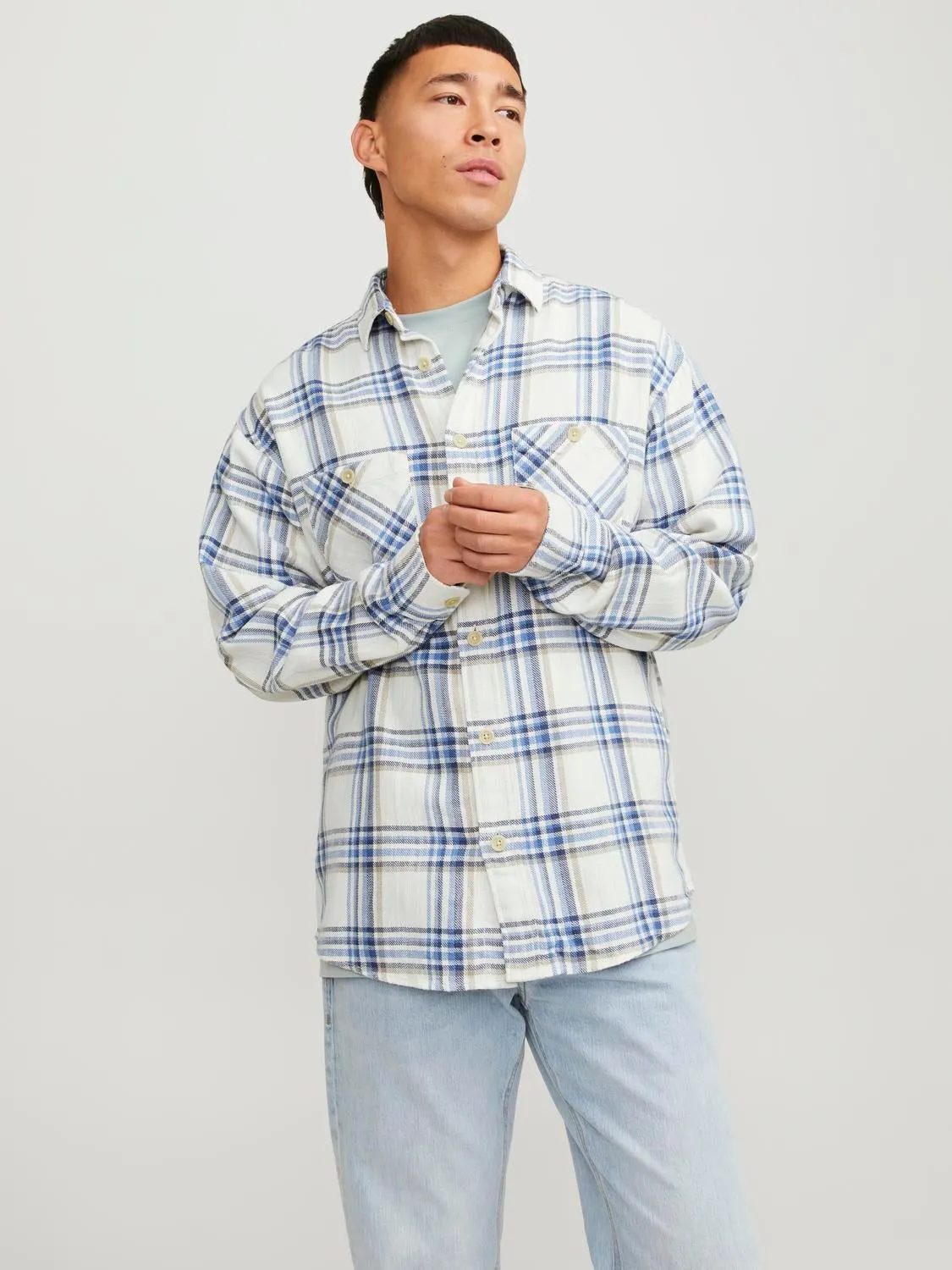 Sobrecamisa Corte relaxed | Blanco | Jack & Jones®