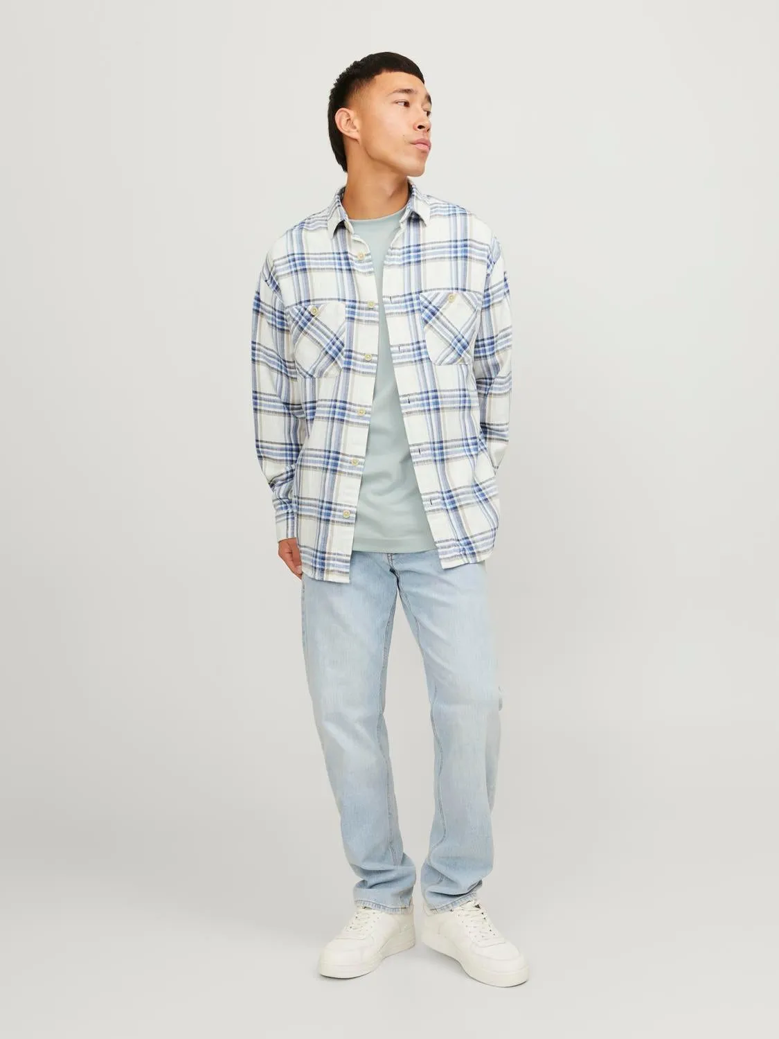 Sobrecamisa Corte relaxed | Blanco | Jack & Jones®