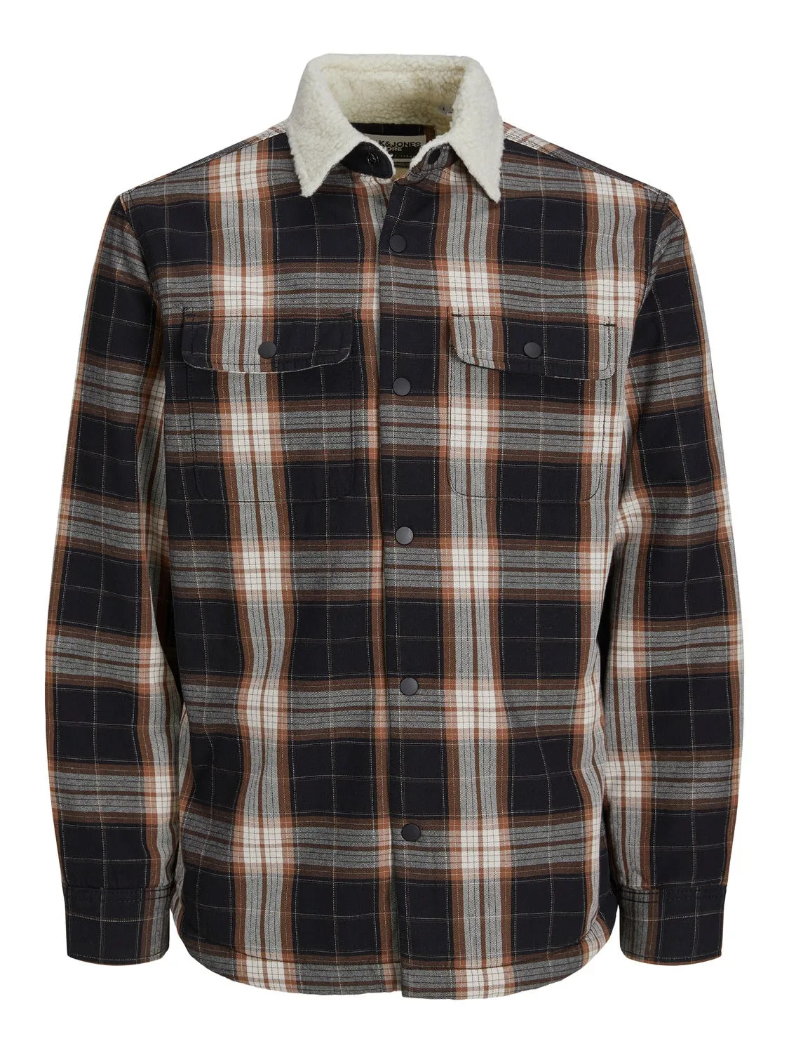 Sobrecamisa Corte wide | Marrón oscuro | Jack & Jones®