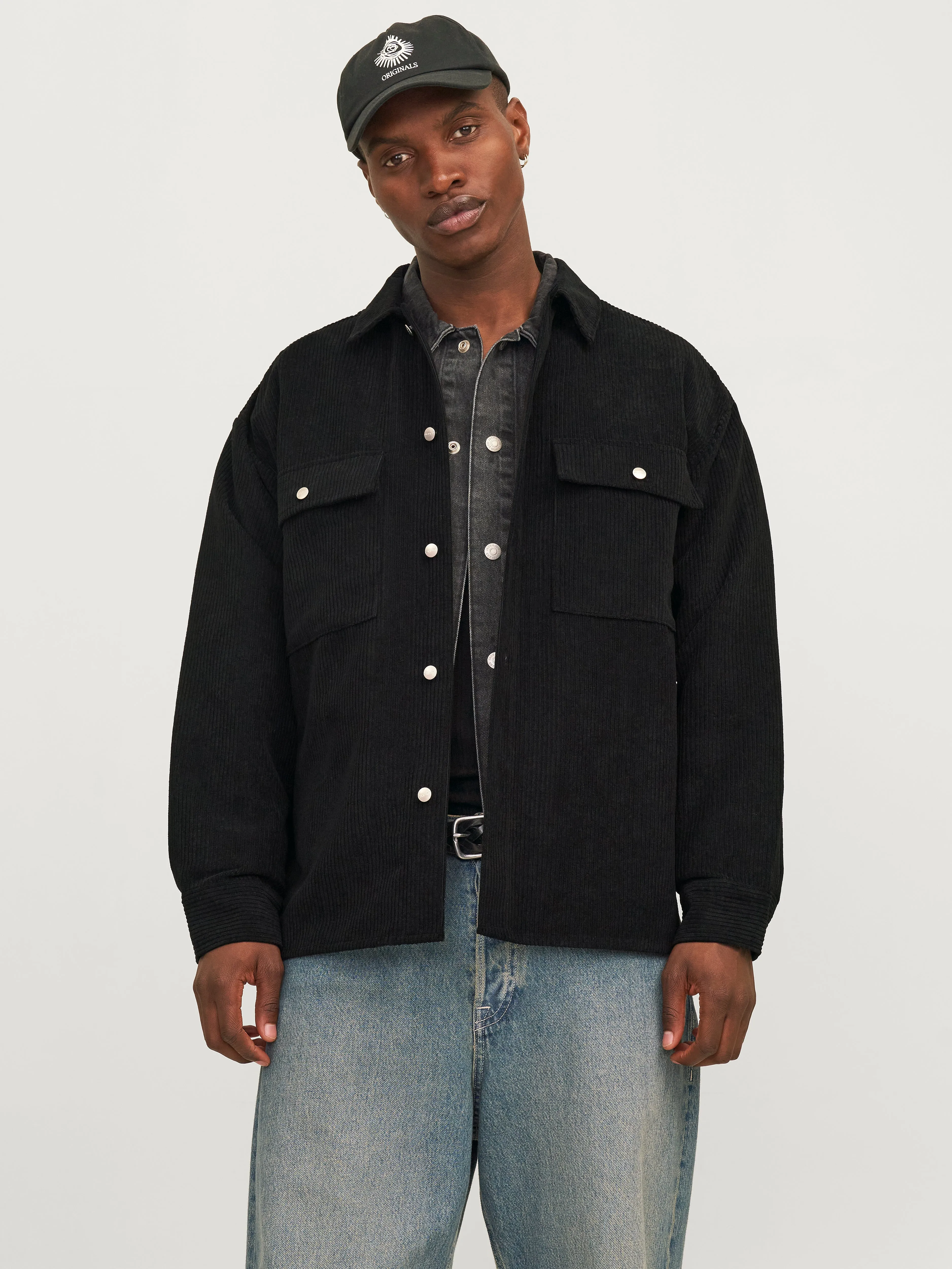 Sobrecamisa Corte wide | Negro | Jack & Jones®