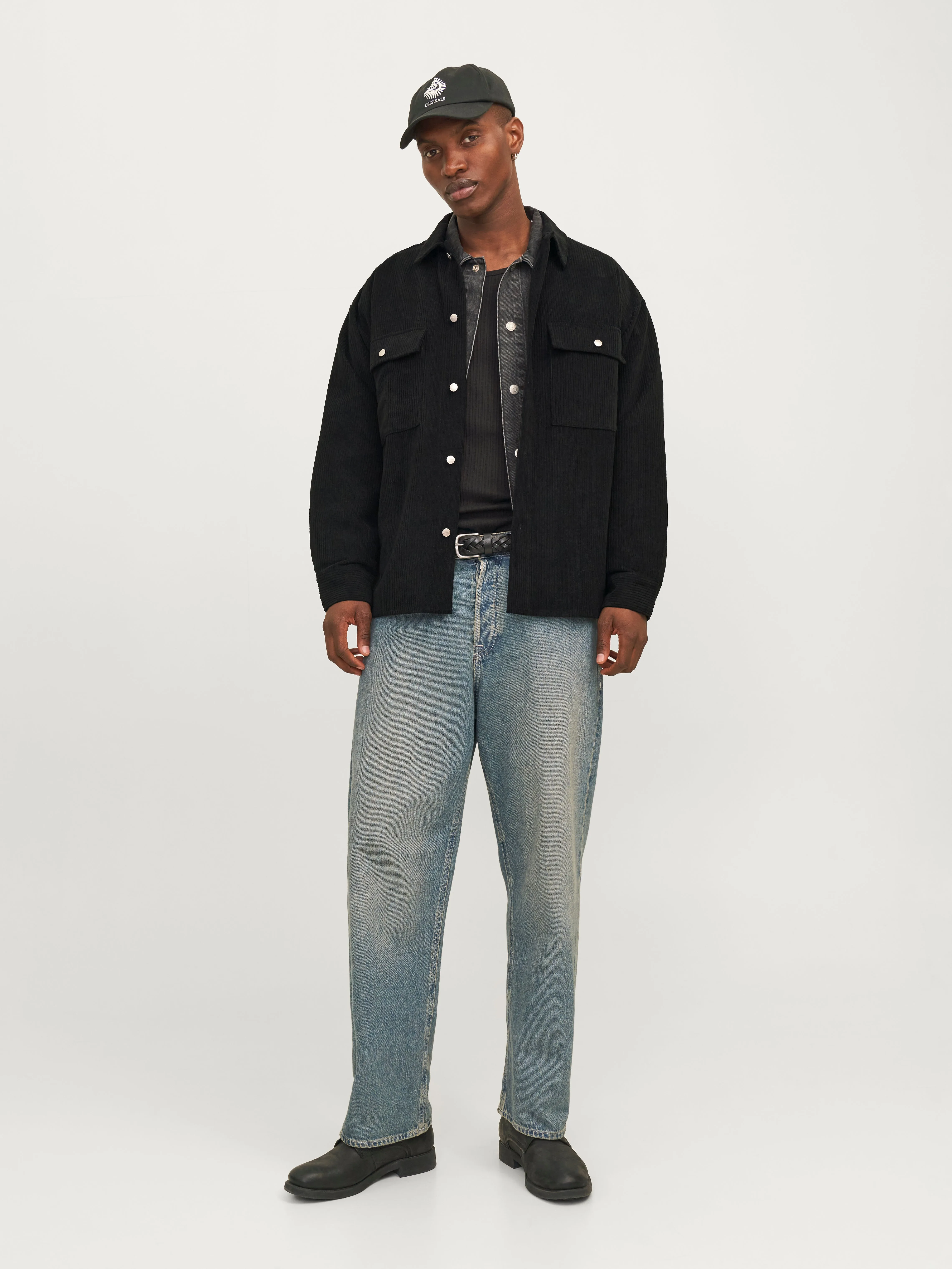 Sobrecamisa Corte wide | Negro | Jack & Jones®
