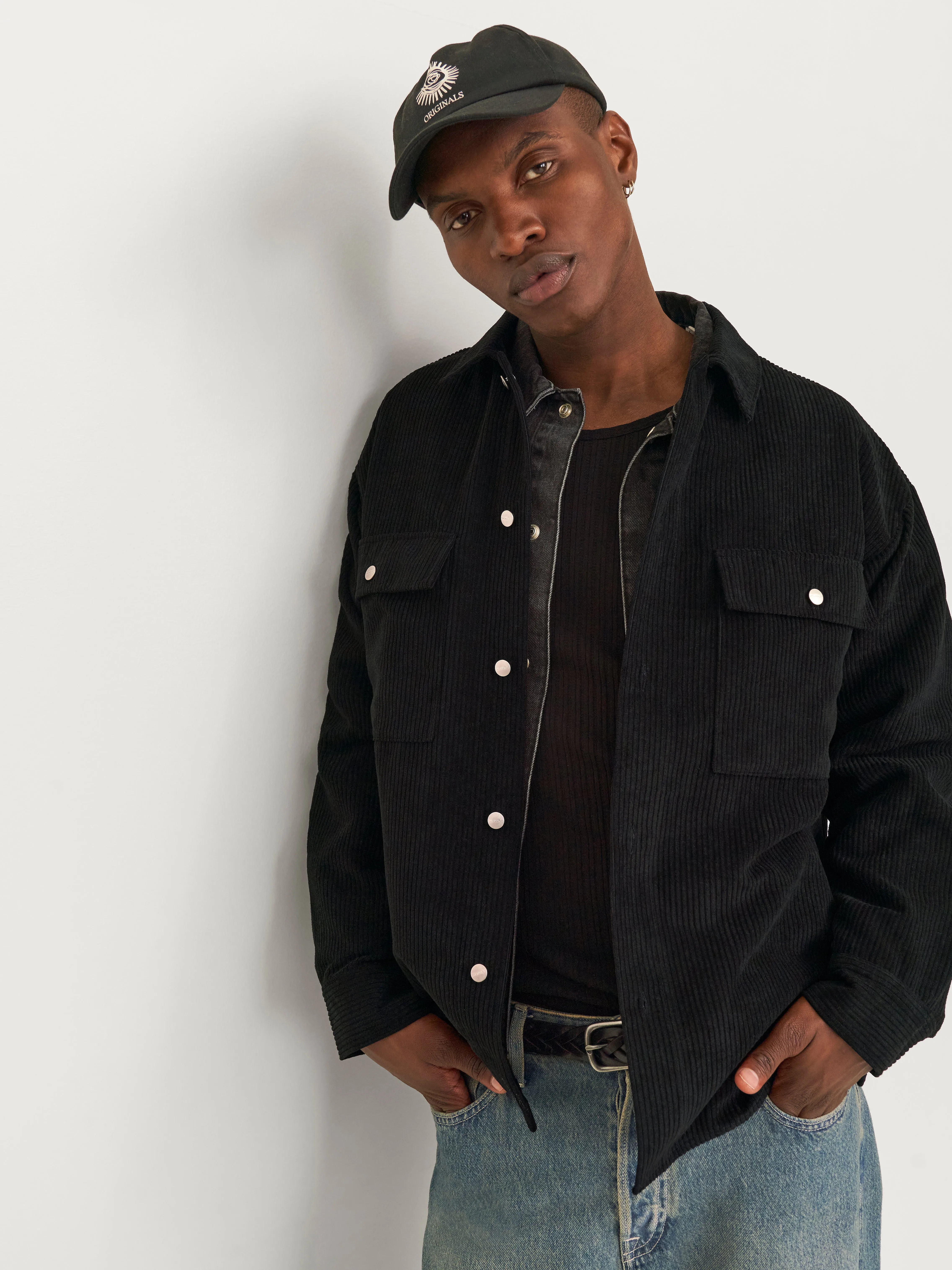 Sobrecamisa Corte wide | Negro | Jack & Jones®