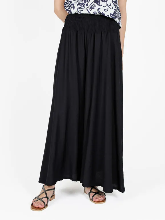 Solada Pantalón ancho y tiro alto para mujer