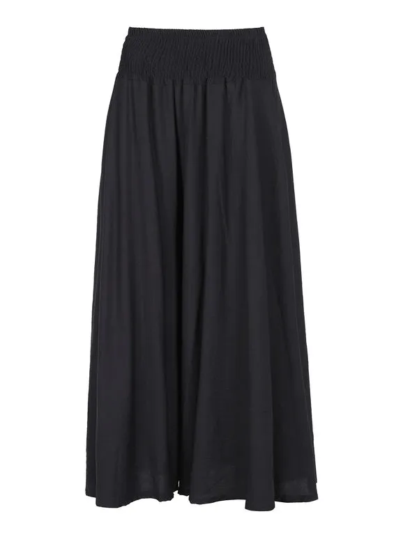 Solada Pantalón ancho y tiro alto para mujer