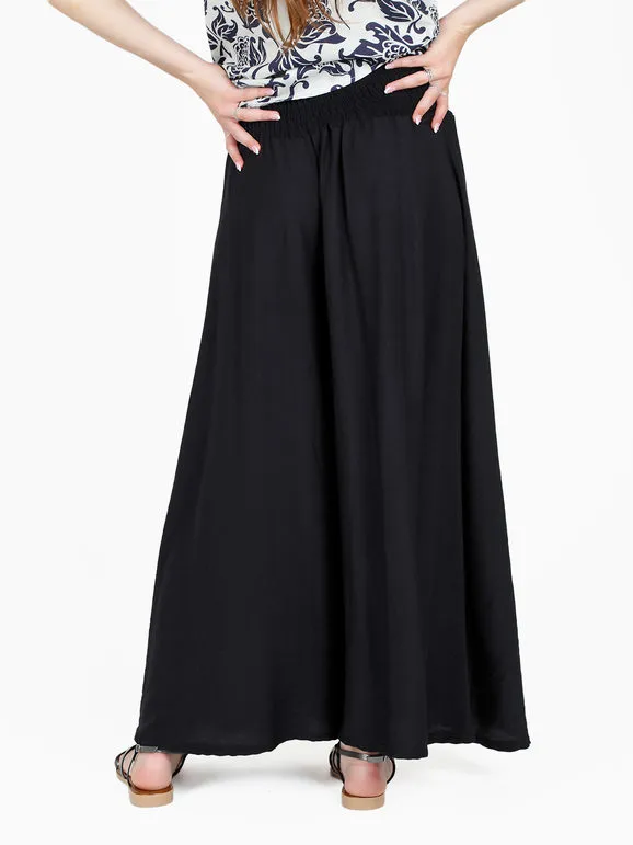 Solada Pantalón ancho y tiro alto para mujer